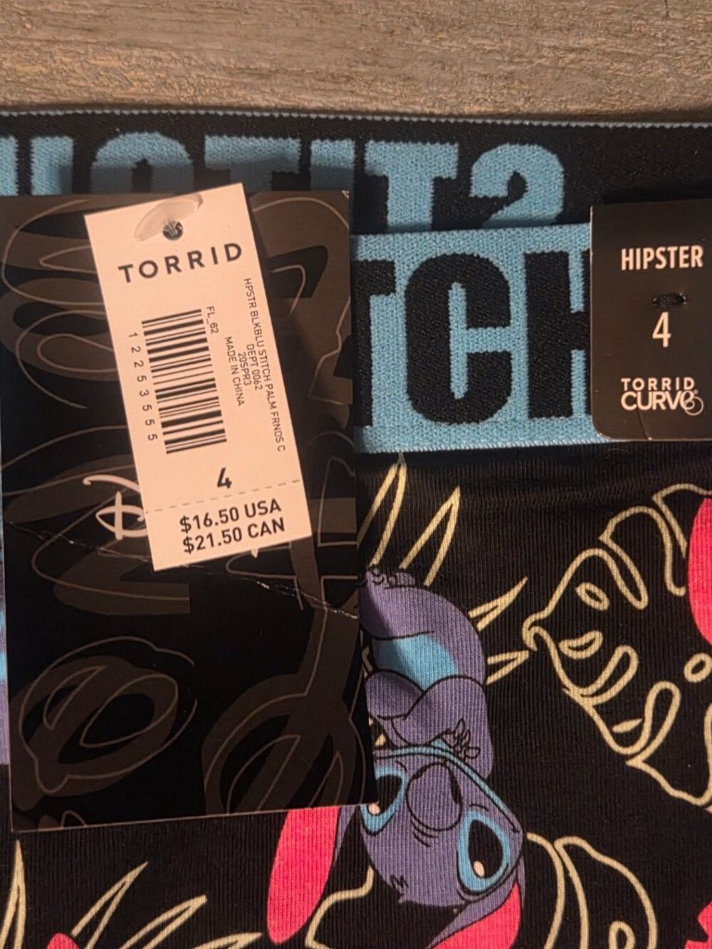 Lot of 6 Torrid Disney Panties Plus Size 4 NWT - Picture 6 of 16